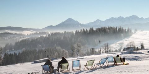 Wyciąg narciarski "Potoczki"-kamerka online 